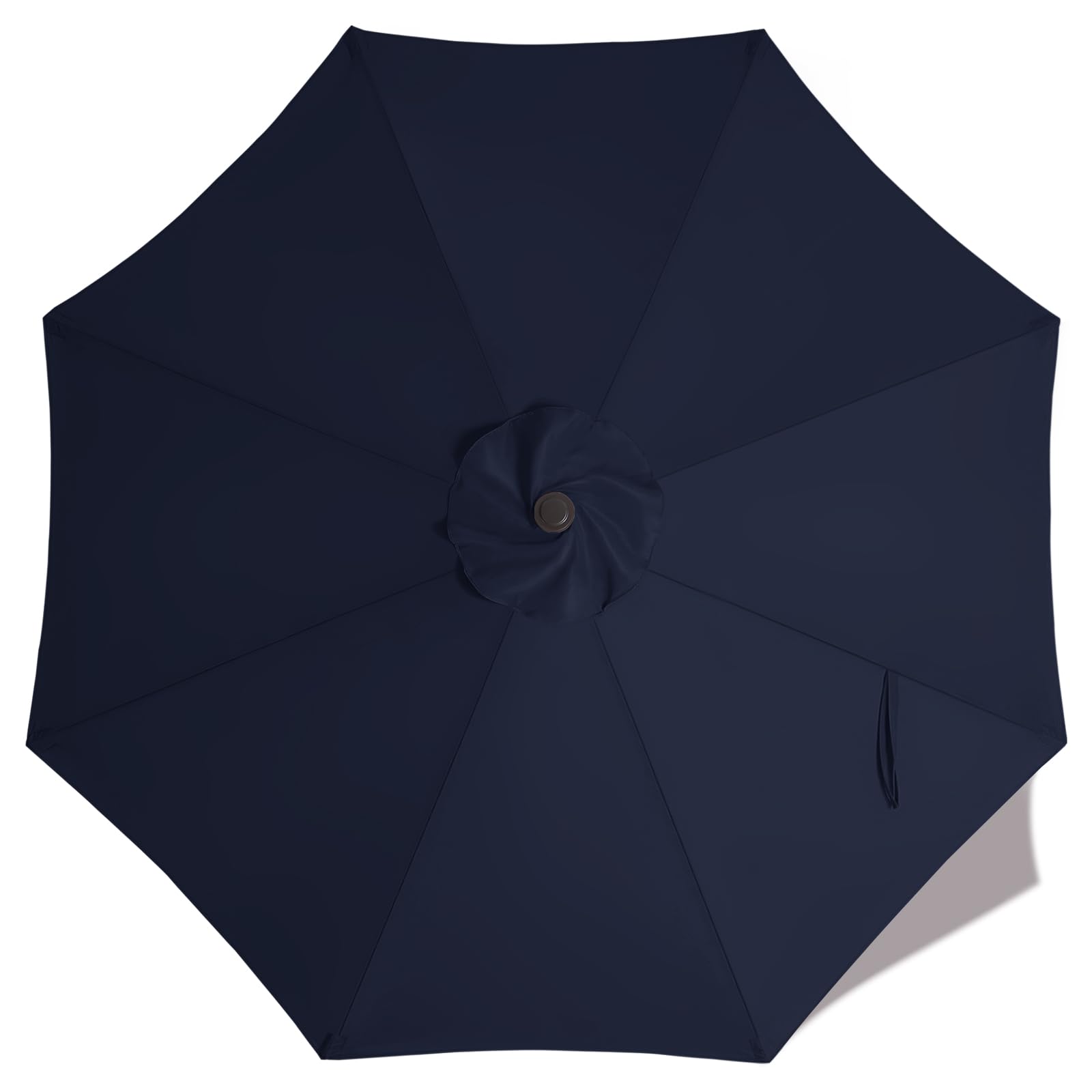 ABCCANOPY 7.5ft Outdoor Umbrella Replacement Top Suit 8 Ribs (Navy Blue)