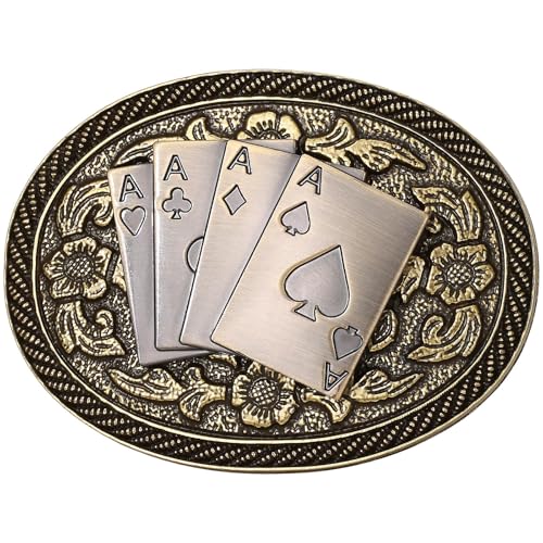 Image of Western Cowboy Belt Buckle for Men Vintage Cowboy Cowgirl Rodeo Texas Buckle Longhorn Bull Belt Buckles