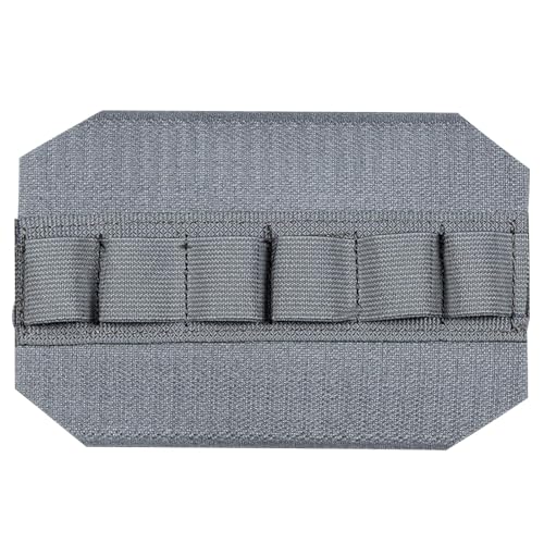 HUANGENG Organizador de cartuchos a granel, bolsa de almacenamiento para chaleco de caza, panel de bucle portátil, inserto de caída de 3/6 agujeros
