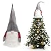 Produktbild Weihnachtswichtel Baumspitze - 66,5cm Weihnachtsbaum Spitze Plüsch Figur Wichtel Schwedisch  Christbaumspitze, Weihnachtsmann Zwerg Weihnachtsbaumspitze  Tannenbaumspitze Baumschmuck Weihnachtsdeko