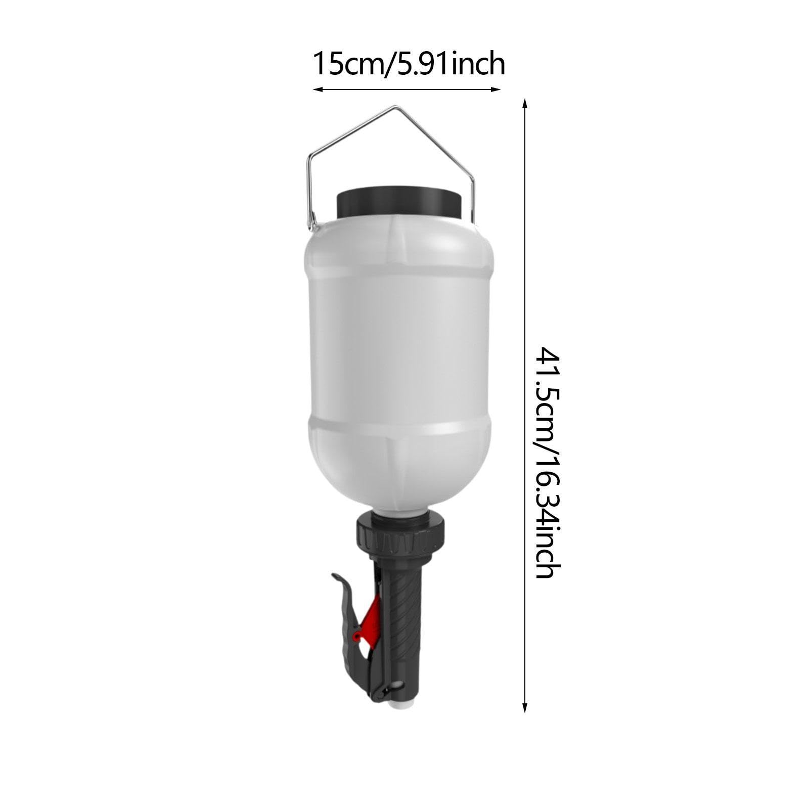 Gralara Stazione per condimenti con flacone comprimibile da 3 litri, dispenser di ketchup, Nero