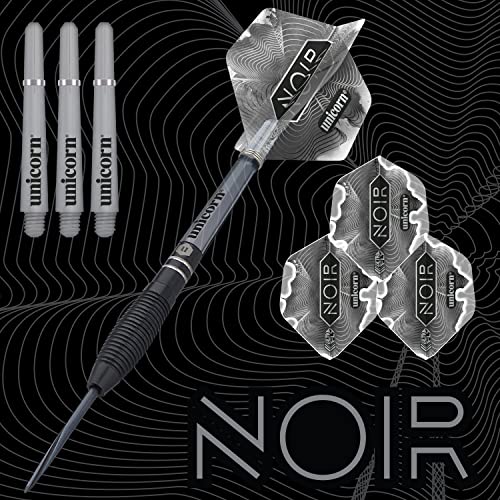 Unicorn Steel Tip Darts Set, Black, 21 g - Image 2