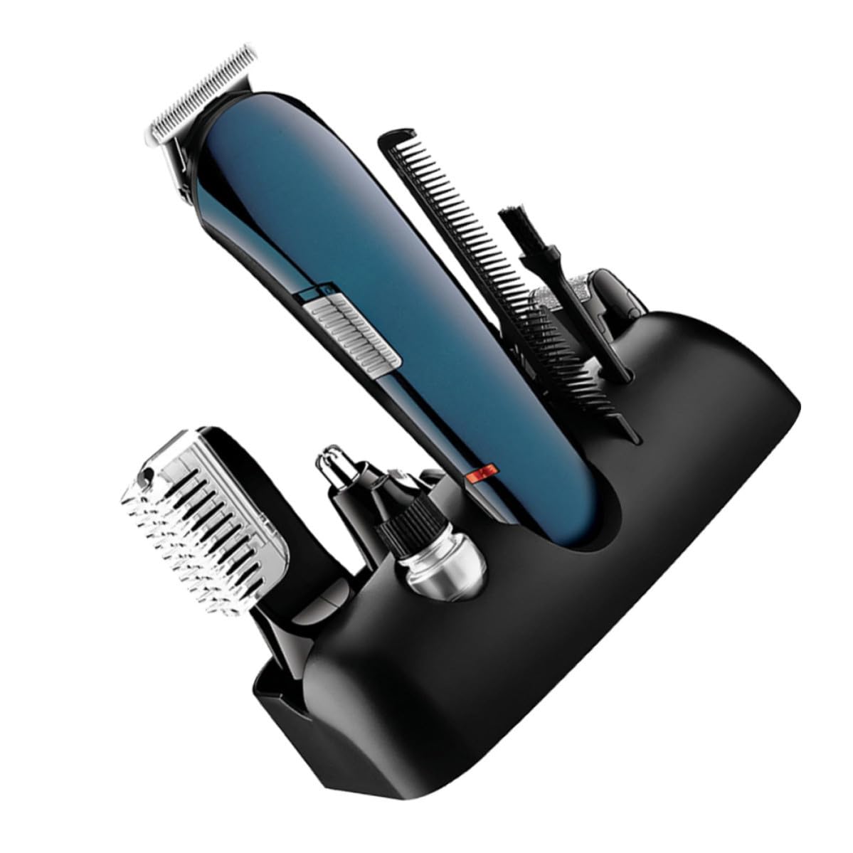Recortador Recargable de Vello Nasal de Acero Inoxidable para Hombres | Cortapelos Nariz Hombre Recargable, Cuchillas Precisas, Uso Eléctrico para Recorte Preciso