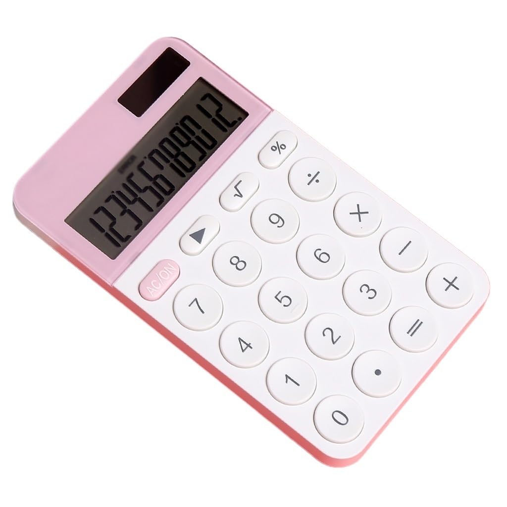 Calculatrice Solaire JFDBGU portable pour le bureau et l'école