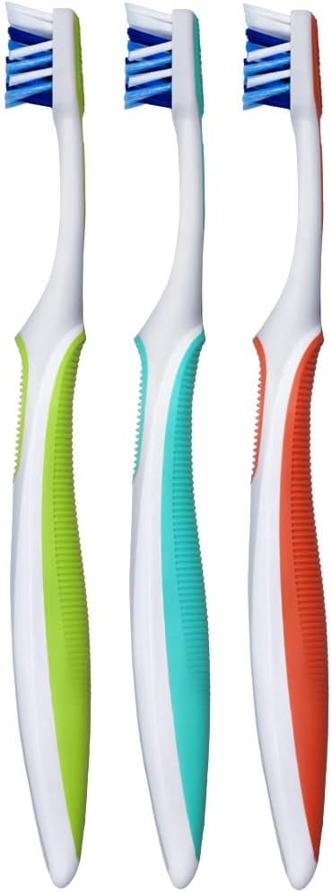 Cross-Action Toothbrush, Bristles Compact Head PRO, Soft - 3 Pack