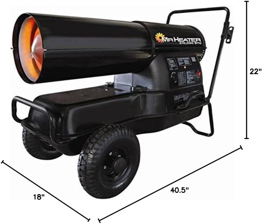210,000 BTU Forced Air Kerosene Heater 210,000 BTU Forced Air Kerosene Heater