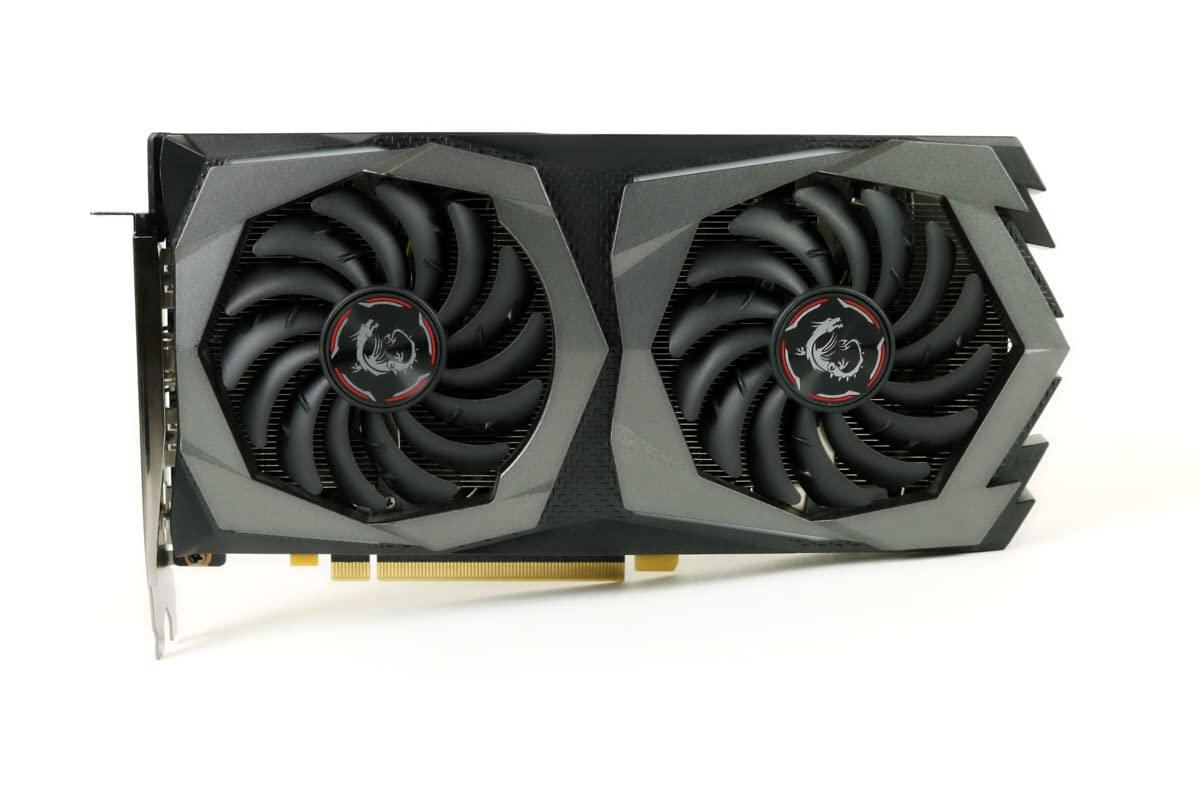 MSI Gaming GeForce GTX 1660 Ti 192-bit HDMI/DP 6GB GDRR6 HDCP Support DirectX 12 Dual Fan VR Ready OC Graphics Card (GTX 1660 TI Gaming X 6G) (Renewed)