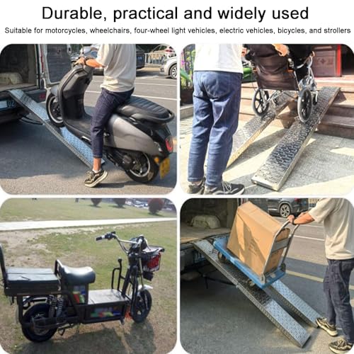 Rampa plegable de acero inoxidable 75 pulgadas 595 lbs miniatura 4