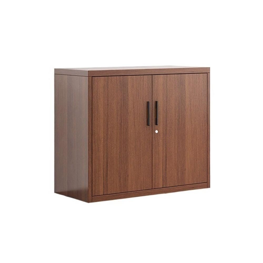 AYCDL Filing Cabinet 0.8MM Steel File Cabinet Office Data File Cabinet with Lock Cabinet Storage Short Cabinet Imitation Wood Grain Bookcase Drawer File Cabinet,size_name-Medium