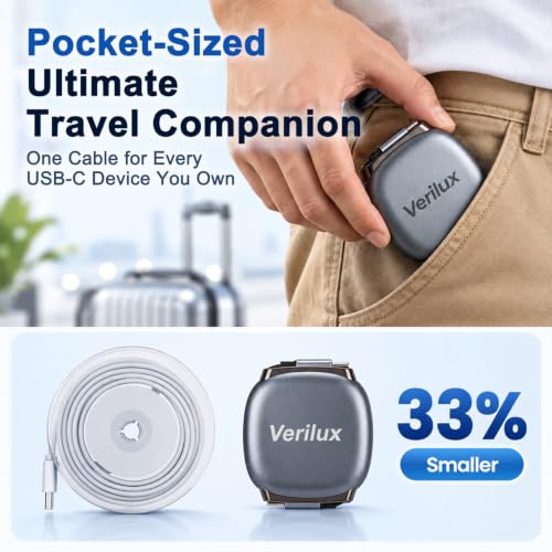 Image of Verilux PD 240W Type C Cable Fast Charging with 480Mbps Data Synch (1Pcs)