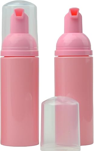 Miniatura 6 de Grand Parfums - Botella con bomba de espuma de plástico rosa, mini botellas de espuma líquida, dispensador de jabón de espuma de viaje vacías para