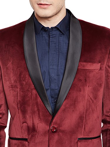 Image of WINTAGE Men's Premium Velvet Notch Lapel Tuxedo Coat Blazer Jacket