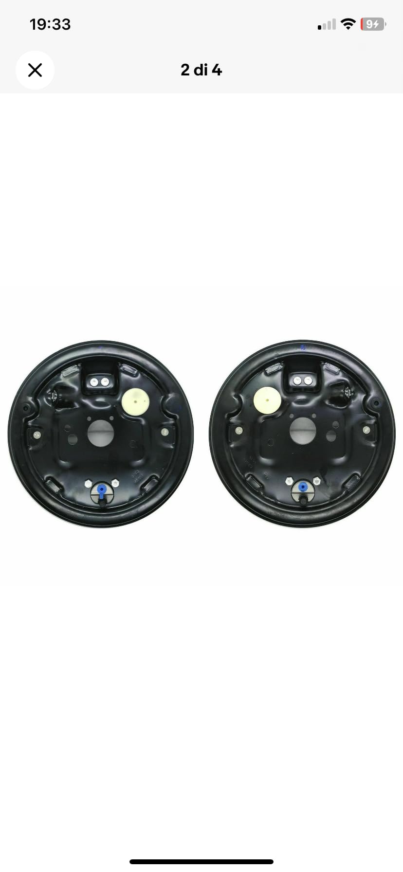 Kit Freno Tamburo Posteriore per Lancia Ypsilon 843, con Ganasce e Cilindretti, Compatibile con Citroen