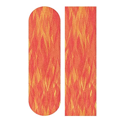 SDMKA Red Orange Flame Skateboard Grip Tape 9