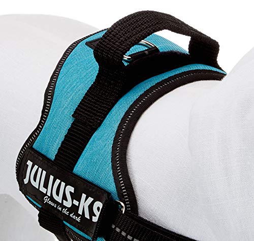 Julius K-9 Powergeschirr, Größe: XS/Mini-Mini, Ozean - Sackstoff