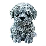Apparence réaliste : cette sculpture en résine d'un chien rural chinois présente des détails extraordinaires et une apparence réaliste, ajoutant une touche mignonne et incroyable à n'importe quel espace.