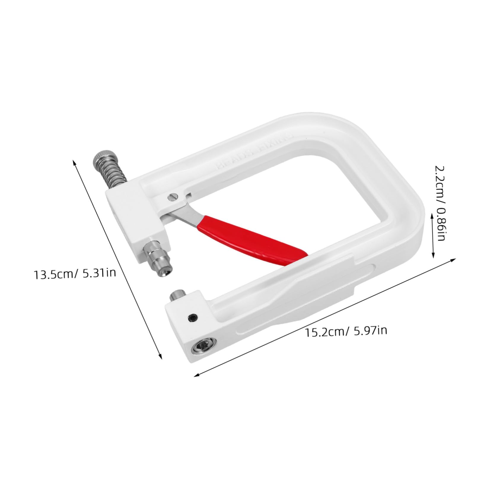 HORIALENCE Herramienta Manual para Engarzar Perlas, Prensa de Montaje de Cuentas, Metal y Plástico, Portátil y Compacta para Joyería en Casa