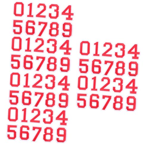 Pegatinas de letras para camiseta de fútbol termoadhesivas y resistentes al lavado