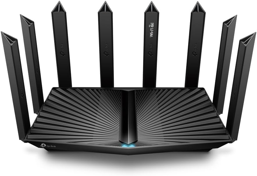 TP-Link - Archer AXE7800 Tri-Band Wi-Fi 6E Router - Black (Renewed)