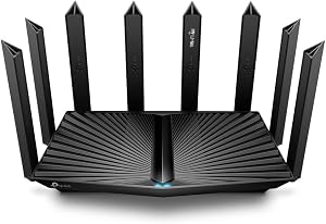 TP-Link - Archer AXE7800 Tri-Band Wi-Fi 6E Router - Black (Renewed)
