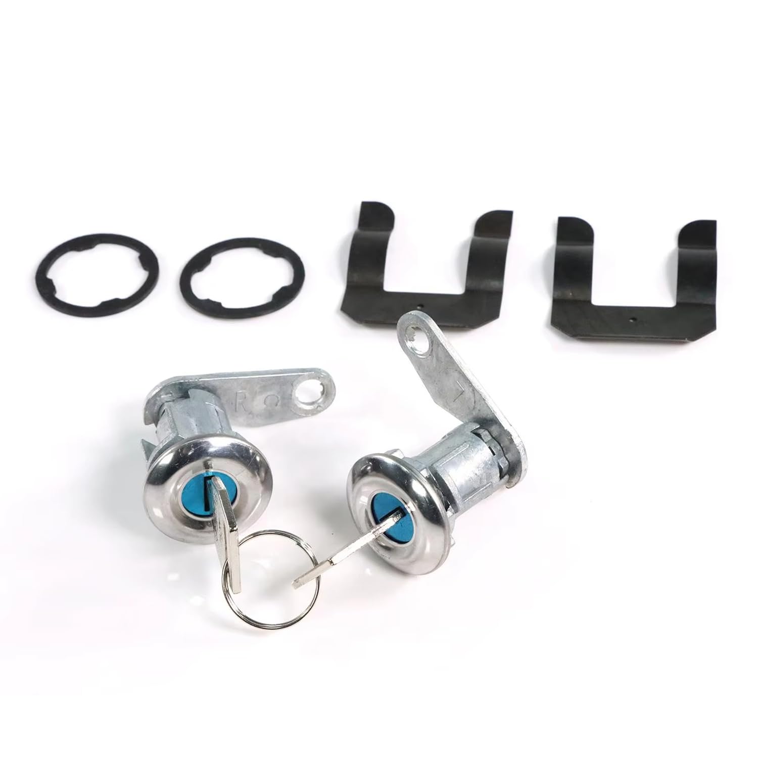 Rufutle Car Auto Door Lock Cylinder Barrel For Ford E-150 Mustang, 5070001 Auto Door Lock Cylinder With 2 Keys