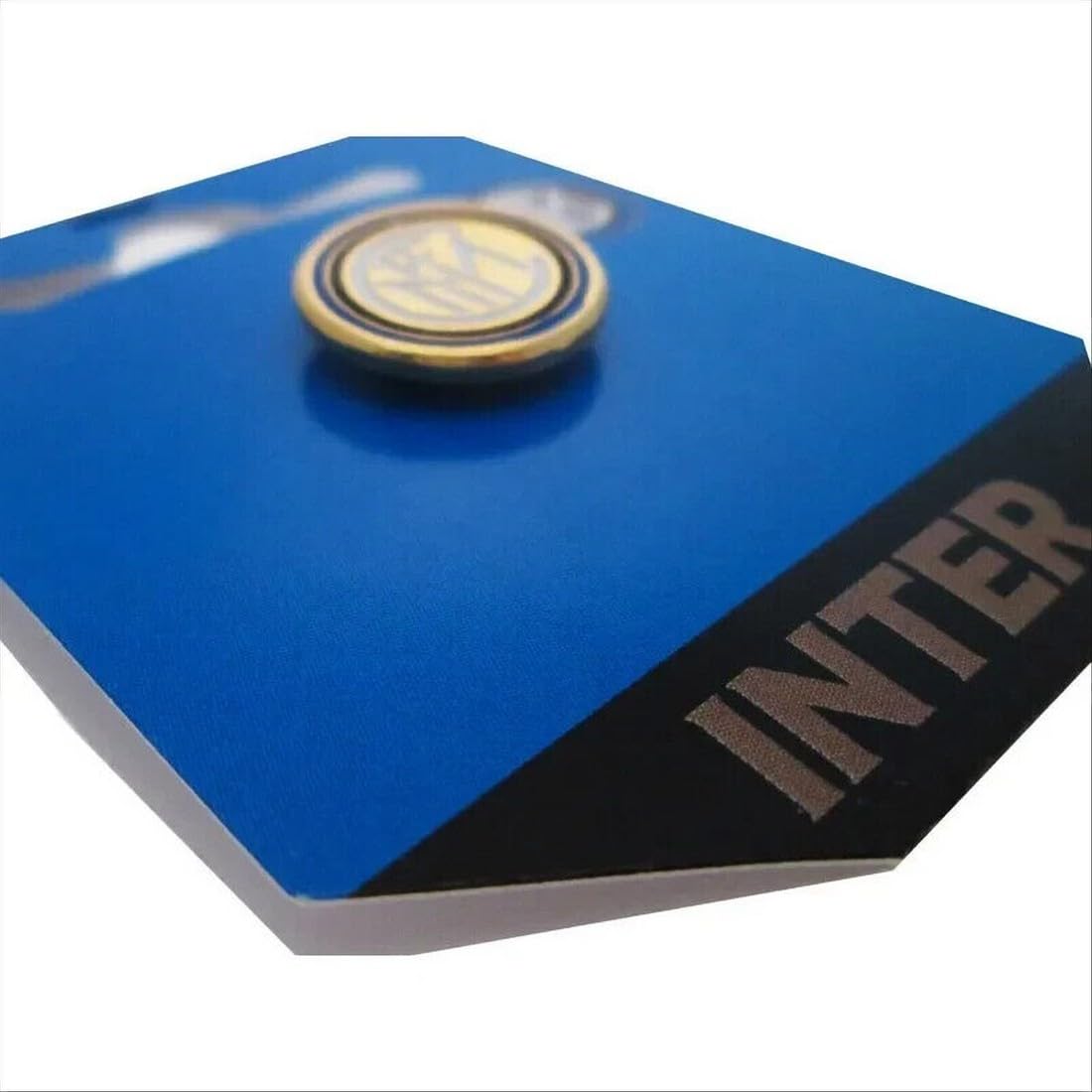 Giemme Broche Pin Insignia para chaqueta vestido de metal original Inter Internacional Producto Oficial, diametro 15 mm, Metal, Metal