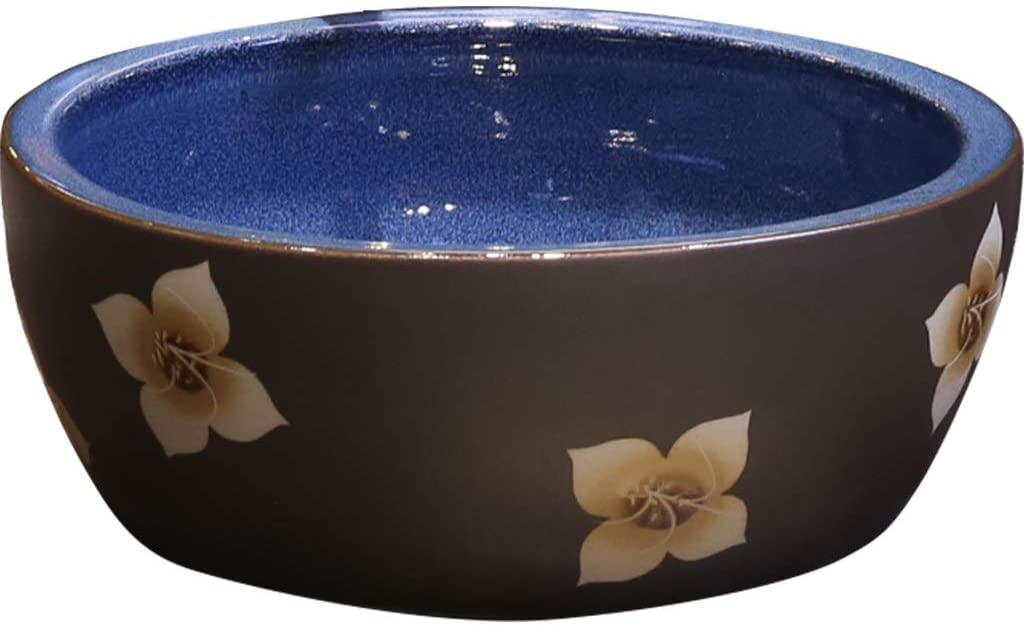 WDSOPK Vessel Sink Hotel Art for Outdoor Bistro - Chinese Antique Countertop Washbasin Mysterious Retro Blue Ceramic Single Washbasin,Blue-48 * 34 14cm (Set 42.5 * 15cm)