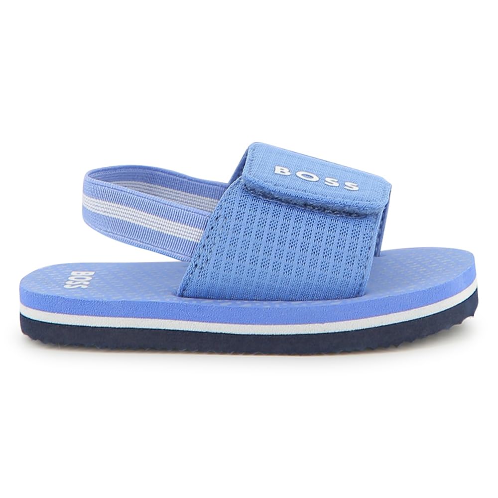 BOSS Aqua Slides Baby Boys, Blue, 20