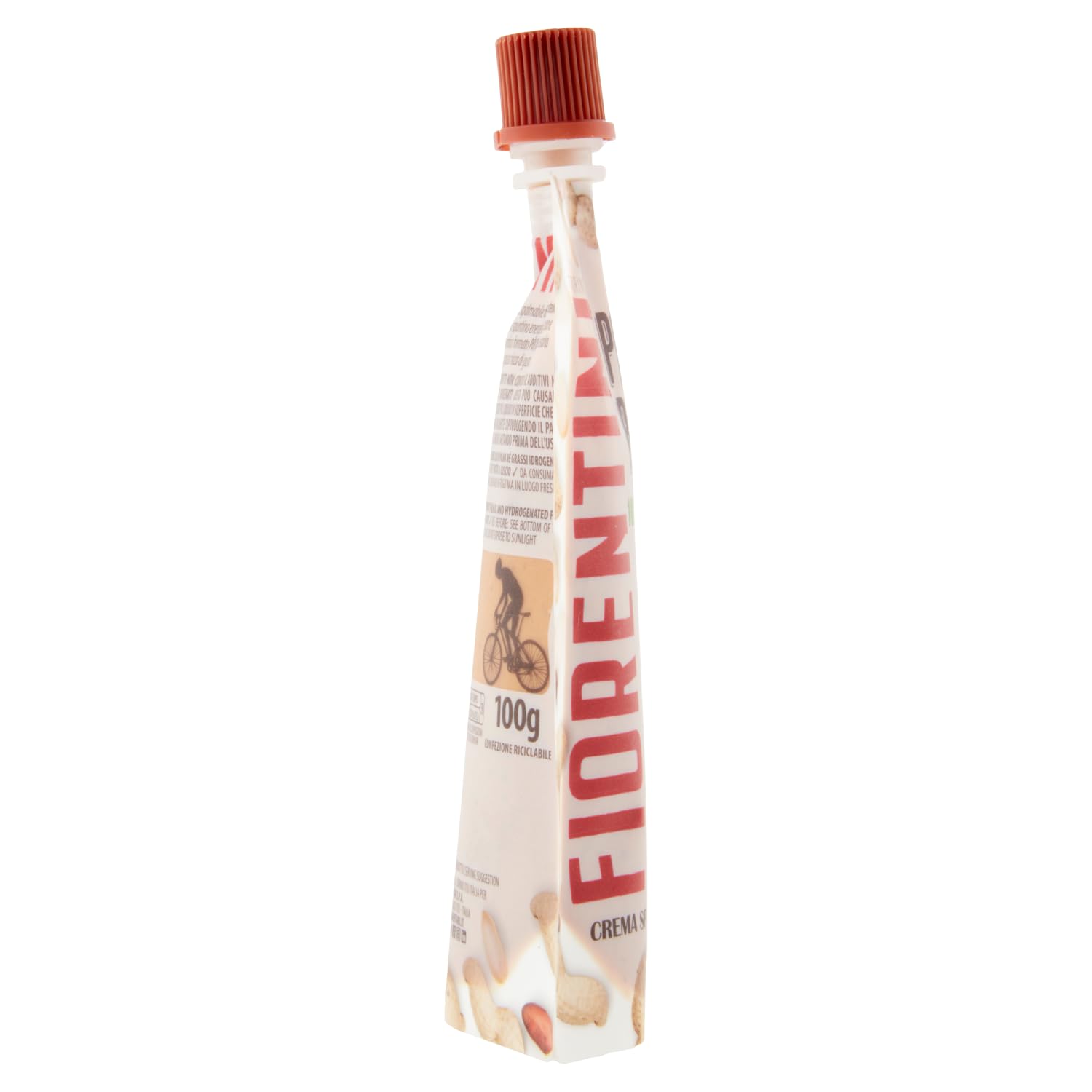 Fiorentini Lot de 4 sachets de beurre de cacahuète 100 % Arachidi dans pochette 4 x 100 g + Italian Gourmet Polpa 400 g