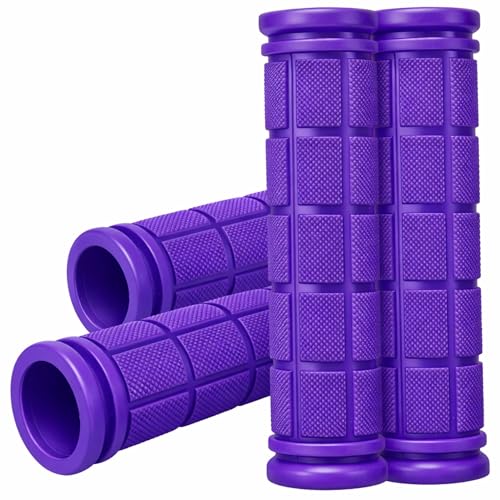 Image of CHUNZEXI 4 PCS Bike Handlebar Grips, Rubber Bicycle Bar Grips Replacement, Non-Slip Handle Grips for Kids Bikes, Scooters, BMX, Mountain & Cruiser Bikes
