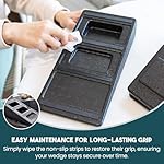 Squat Wedge Block w/Non Slip Strips | Slant Board for Calf Stretching | Yoga Blocks Foam Wedge | Multi-Functional Slant Board for Squats | Elevated Heel Squat Wedges Set | Adjustable Wedges For Squat - Image 5