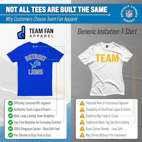 Image of NFL Gameday Cotton Blend T-Shirt for Men and Women - Licensed