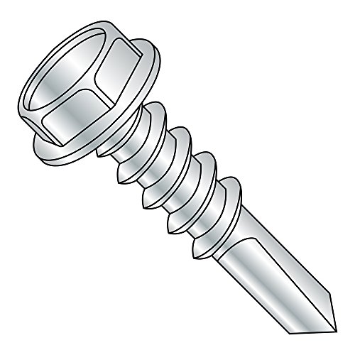 Tornillos autoperforantes acero zinc pack 10 unidades 6 in