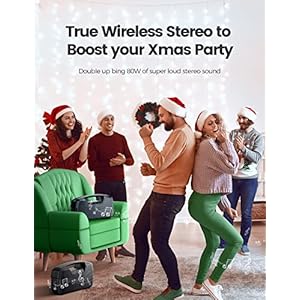 IPX7 Waterproof Bluetooth Speaker, 40W(60 Peak) Portable Wireless Speakers with Subwoofer, 32H Playtime, Stereo Loud Sound, Deep Bass, Bluetooth 5.0 with Handle for Pool, Beach, Outdoor, Gifts IPX7 Waterproof Bluetooth Speaker 40W60 Peak Portable Wireless Speakers with Subwoofer 32H Playtime Stereo Loud Sound Deep Bass Bluetooth 50 with Handle for Pool Beach Outdoor Gifts