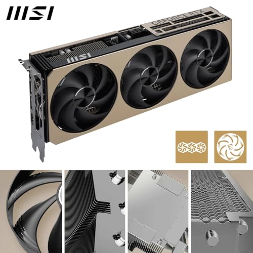 MSI GEFORCE RTX 5080 16G INSPIRE 3X OC carte graphique NVIDIA GDDR7 Neuf - vue 4