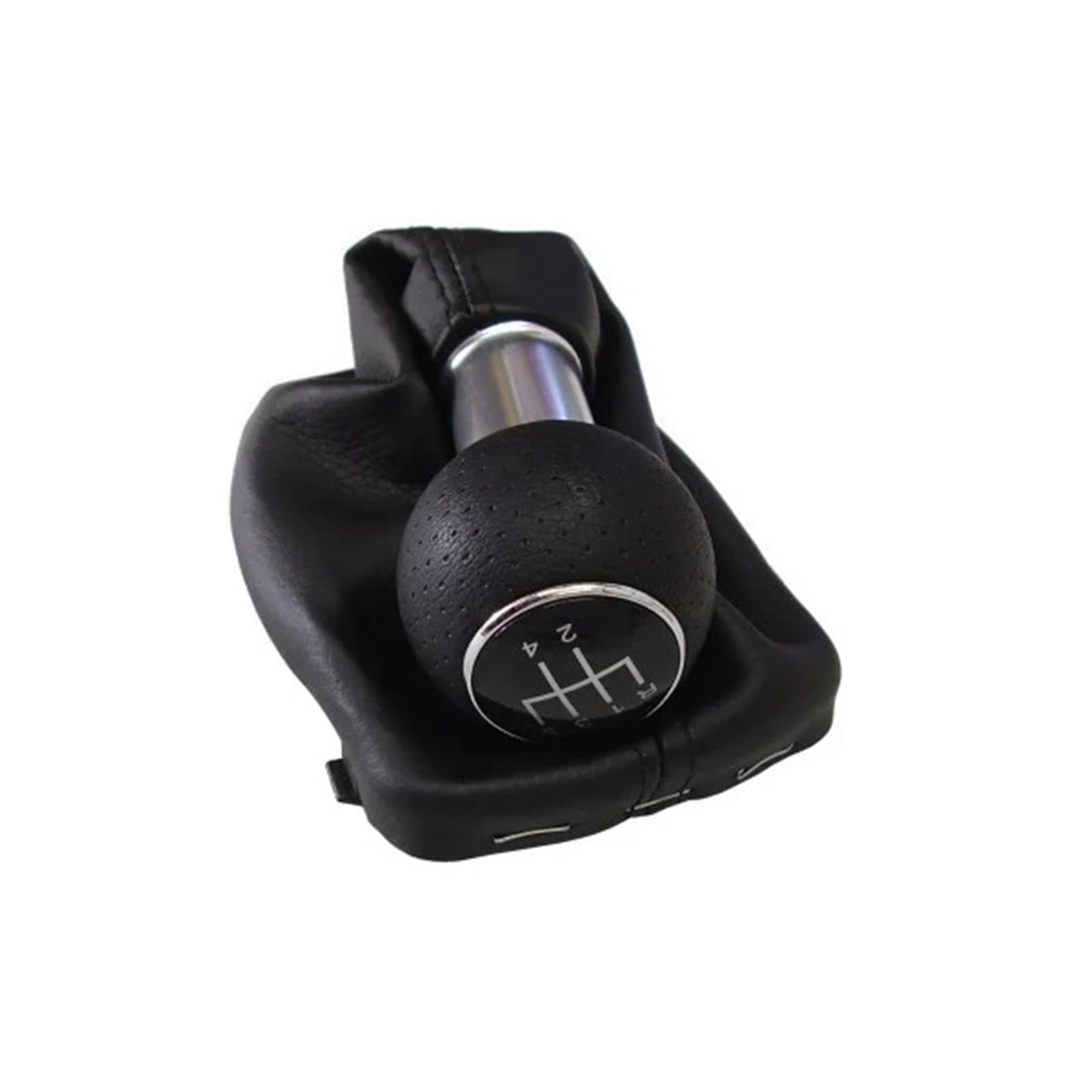 GXQKLSU Gear Shift Knob Car Gear Shift Knob 5 Speed 6 Gear 12mm with Gaitor Compatible with A3 8L S3 2000 2001 2002 2003 Car Styling(5speed)