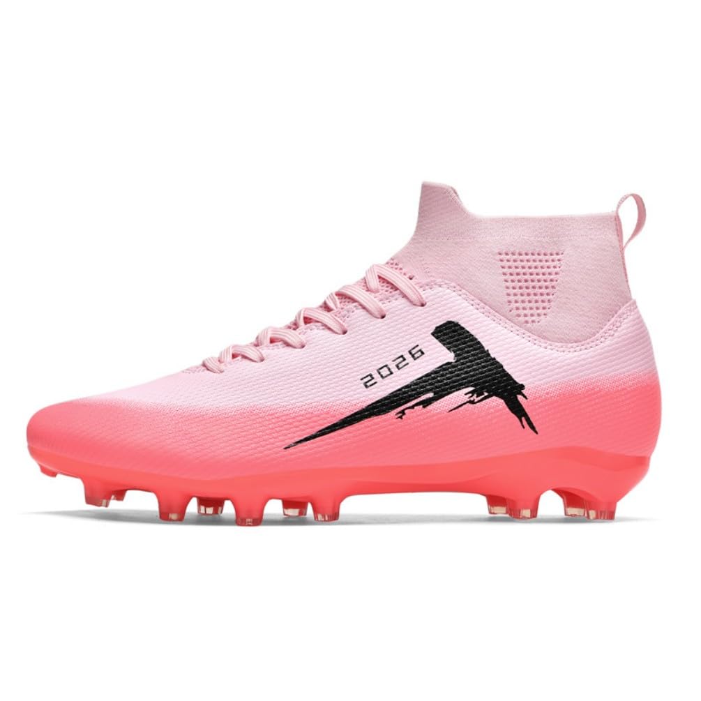 Botas de fútbol para Hombre Botas Altas Profesionales para césped Artificial Zapatillas Deportivas de Entrenamiento para jóvenes Botas con Tacos Calzado Deportivo para Exteriores