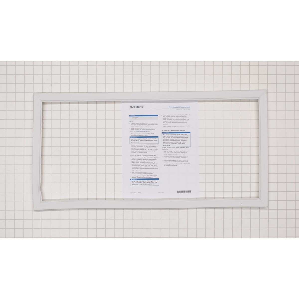 Amazon.com: Sub-Zero OEM Upper Drawer Gasket 27