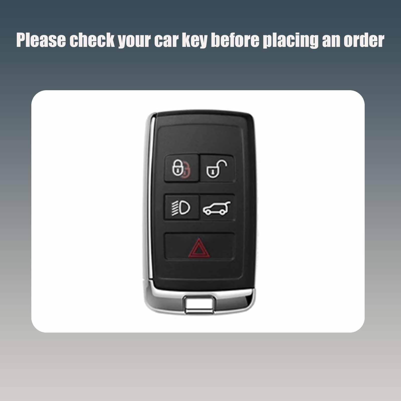 Schlüsselhülle Für Jaguar XF Xe XJ Xk XFR Xjl F-Type F-Pace Hülle Keyless Accession Marble Effect 4
