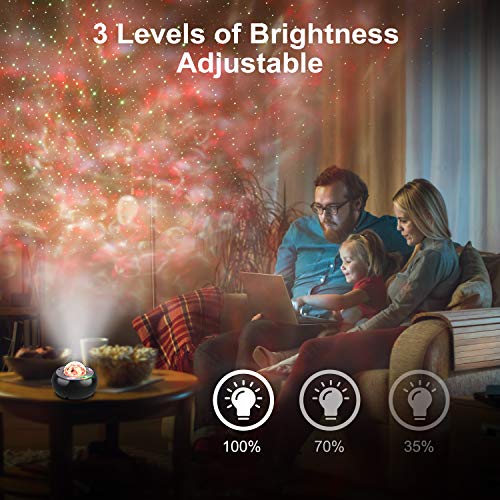 Riarmo Galaxy Star Projector, [2020 Upgraded] Night Light Projector