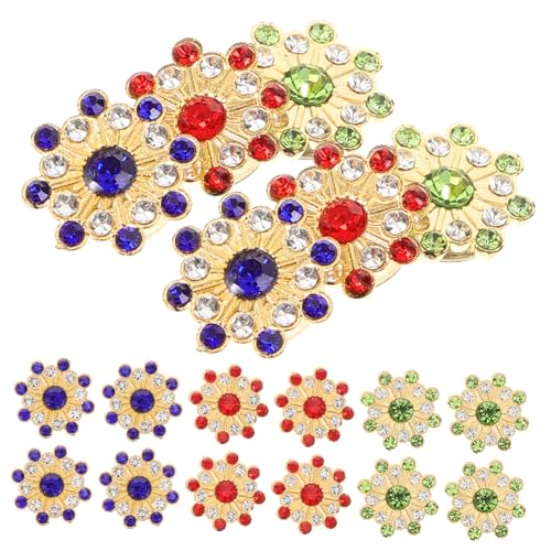 HOMSFOU 150個用ラインストーン 装飾 アクセサリー 工芸品 チャーム 衣装 ジュエリー製作 小さな 大きな ひまわりデザイン アップリケ 材料