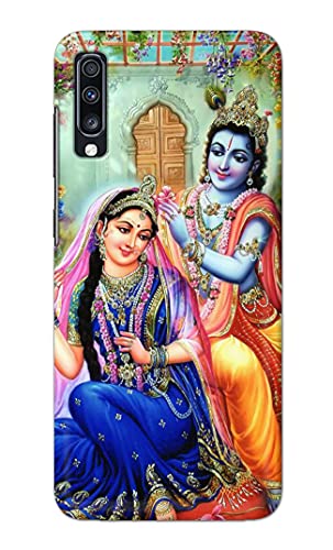 Image of Printed Hard Back Cover Case for Samsung Galaxy A70 | Samsung Galaxy A70s Back Cover (Radha Krishna) -1803