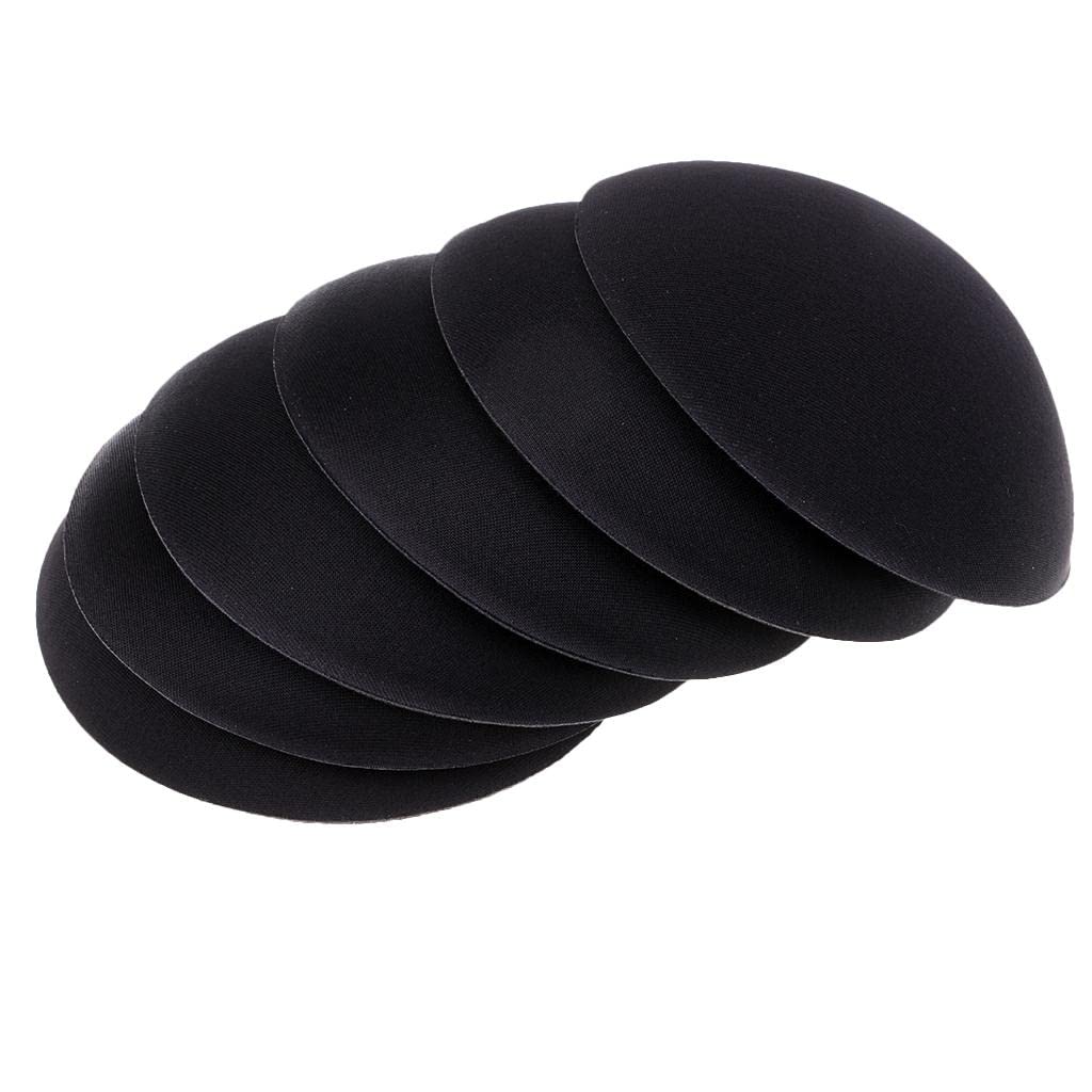 TRENDIVIBE 6 Pairs Black Push Up Bra Pads Inserts Sponge Breast Enhancers for Swimwear-image-29