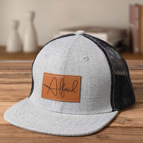 Custom Toddler Cap, Personalized Adjustable Kid Baseball Hat Boy's Toddler Trucker Cap Son and Dad Matching Snapback Hat3