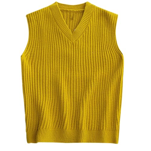 Men's Autumn Winter Korean Style Casual Loose Pullover Sweater Vest