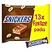 Price comparison product image Snickers Funsize Chocolate Bars, Halloween Party Bag Fillers, 13 x 18g