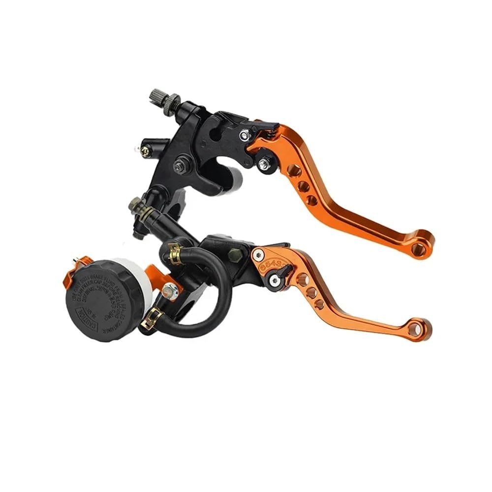 QJDYELXNZL Universal CNC Motorcycle Adjustable Clutch Brake Master Cylinder Reservoir Levers Kit for Ya&maha for Kaw&asaki 22mm Handlebar Brakes Clutchs Levers