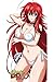 Produktbild High School DXD new Rias in weißem Bikini * Badetuch / Strandtuch / Handtuch * 150 x 75 cm