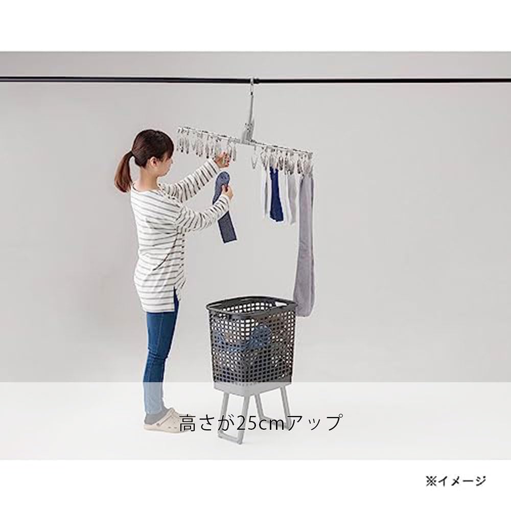 Amazon.co.jp: カインズ(CAINZ) ランドリーバスケット 深型 幅44.5cm