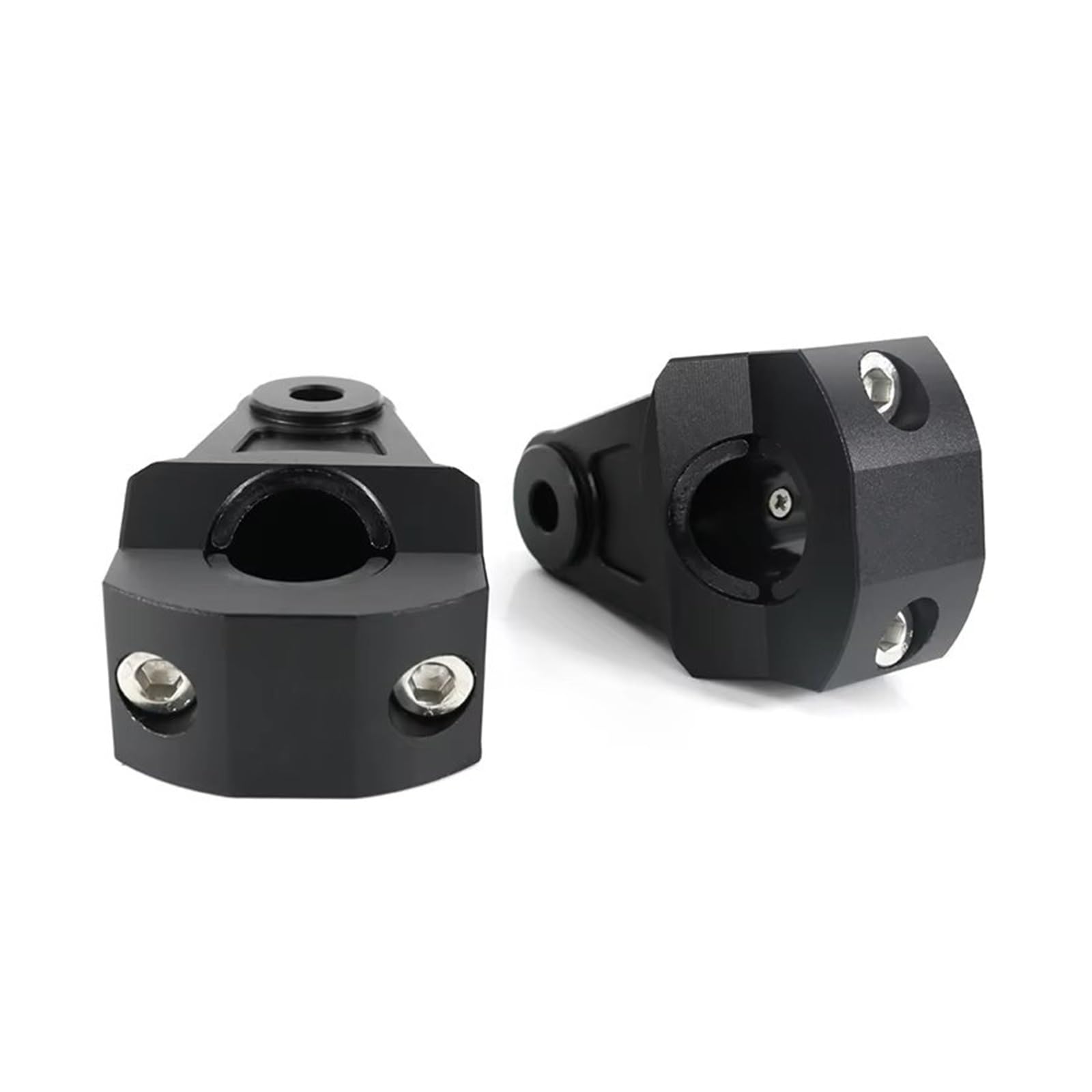 Para G310R 2017 2018 2019 22mm 7/8 "elevadores Manillar Motocicleta Elevadores Montaje Barra Gruesa Aluminio Moto Manillar Elevador(Negro)